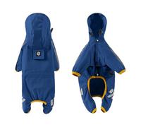 Raincoat And Adjustable Lightweight Yellow | Hooded Raincoat Suitable For Puppies Medium Sized Dogs Rainy Days Snowy Days Visible At Night (A, M)