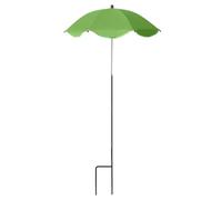 Raincoat compatible with Motorcycle Rain Upgraded Umbrellas For Outdoor Adjustable Angles Shade Umbrella Sturdy Garden Shade Cover Sun Umbrella Larger Size For Potted Garden Bed (Green, 133X64X64cm)