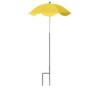 Raincoat compatible with Motorcycle Rain Upgraded Umbrellas For Outdoor Adjustable Angles Shade Umbrella Sturdy Garden Shade Cover Sun Umbrella Larger Size For Potted Garden Bed (Yellow, 133X64X64cm)