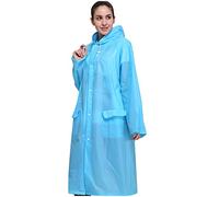 Raincoat for Adults Rain Poncho with Sleeves Drawstring Cape Rainwear Emergency Adult Outdoor Traveling Packable Jacket Camping Travel concert
