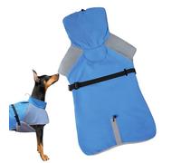 Raincoat for Dogs - Adjustable Waterproof Dog Coat | Lightweight Rain Gear with Full Coverage for Medium and Large Breeds as well as Indoor and Outdoor Activities