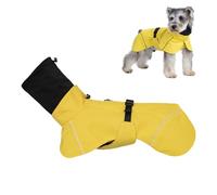 Raincoat for Dogs, Double Waterproof Collar Adjustable, Lightweight and Waterproof Jacket for Storms, Winter and Walks with Adjustable Strap