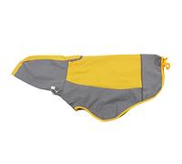 Raincoat for dogs， Hooded Dog Raincoat Adjustable Rain Jacket Reflective Waterproof Lightweight Pet Coat Clothes for Medium Large Dogs(Yellow,XXXL12)