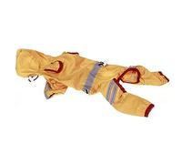 Raincoat for dogs, Pet Single Layer Raincoat Reflective Dog Clothes Jumpsuit Waterproof Jacket Water Resistant Clothing for Dogs Supplies(Yellow,XXL)