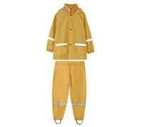 Raincoat for Kids Boys Girls Waterproof Suit Kids Long Sleeve Hoodie Trench Pants Outfits Prints Muddy Suit for Girls Boys Children Outdoor Hiking Camping for 2-11 Years