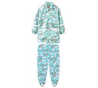 Raincoat for Kids Boys Girls Waterproof Suit Kids Long Sleeve Hoodie Trench Pants Outfits Prints Muddy Suit for Girls Boys Children Outdoor Hiking Camping for 2-11 Years