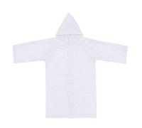 Raincoats 1PC Children Ponchos Portable Old Years Rain Reusable for 612 Baby Care Baby 1st Birthday Boy Hat (Clear, One Size)