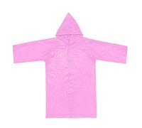 Raincoats 1PC Children Ponchos Portable Old Years Rain Reusable for 612 Baby Care Baby 1st Birthday Boy Hat (Pink, One Size)