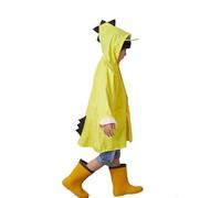 Raincoats Kids Rain Poncho Waterproof Rain Jackets Boys Girls Cute 3D Cartoon Rainwear Toddler Raincoats Hooded Lightweight Rainwear Cute Rainproof Cape Reusable Raincoat for 2-14 Years Yellow