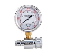 Raincovo Pressure Washer Gauge, 6000 PSI, 3/8 Inch Quick Connect, Pressure Gauge for Power Washer