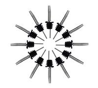 rainday 12 Pcs Stainless Steel Bottle Pourers Freeflow Pourer Liquor Pourer, Liquor Spirit Bottle Speed Pourer Tapered Spout for Olive Oil Coffee Syrup Vinegar Bottles