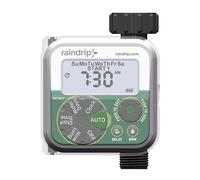 Raindrip Digital Hose-End Automatic Water Timer, Connects to Garden Faucets and Hose Bibbs, with Back-Lit LCD Screen for Drip Irrigation, Garden, Self-Watering, Grey