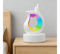Raindrop Atomizer Humidifier, 50ML Water Humidifier with 7 Color Night Light, Anti-Gravity Water Droplet Effect for Bedroom Home Office