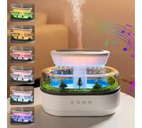 Raindrop Humidifier Diffuser, 250ml Humidifier for Bedroom, Raindrop Aromatherapy Oil Diffuser, Essential Oil Diffuser, Air Humidifier Cool Mist for Room Office