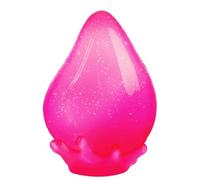 Raindrop Stress Balls, Squishy Fidget Toys for Kids, Glitter Raindrop Gumdrop Squeeze Balls with Removable Base, Adults Stress Relief Water Drop Slow Rebound Sensory Balls Stress Toys, Pink