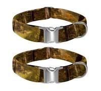 Raindrops on Lotus Leaves Secure & Comfortable Reflective Pet Collar with Quick-Release Buckle for Dogs and Cats