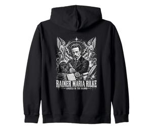 Rainer Maria Rilke Angels In The Blood Poet Zip Hoodie