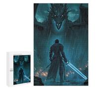Rainfall Reckoning Blade Against The Beast, 1000 PCS Displayable Picture Puzzle, Gift for Winter Evenings - for Detail-Focused Puzzlers