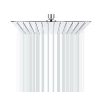 Rainfall Shower Head 12 inch Large Top Spray Showerhead 304 Stainless Steel Ultra Thin Powerful High-Pressure Bathroom Shower Head Square 30x30 cm