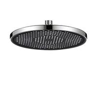 Rainfall Shower Head Fixed Shower Head 10 Inch Round Bathroom Rainhead High Pressure Overhead Waterfall Shower Head with Adjustable Swivel Ball Joint，ABS Chrome