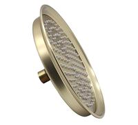Rainfall Shower Head Solid Metal 304 Stainless Steel Perfect for Replacement, Traditional Large Fixed 9inch Shower Head, Brushed Gold-GETSHOWERSET