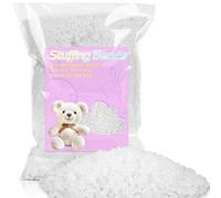 RAINFLOW 420g/14.8oz Plastic Stuffing Beads- Plastic Weighted Stuffed Beads Poly Pellets,Polyethylene Filler Beads, Plastic Beads Weighted Stuffed Animals,Filling Pillow,Bean Bags, Animal Toys,Crafts