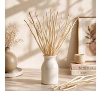 RAINFLOW Curly Willow Branches - 20 Natural Dried Twigs for Vase, 13.78 in | Willow Tree Branches for Crafts, Vase Centerpiece, Farmhouse Home Decor, Wedding and Office Decoration