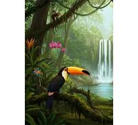 Rainforest 1500 Piece Jigsaw Puzzles for Adults, Colourful, Challenging & Brainteasing Adult puzzles 1500 Pieces Birds, Fun jigsaws for The Whole Family 34x22 inch