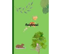 Rainforest: A Gift Notebook for Friends and Family, Kids, colourful pages, green