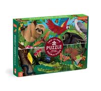 Rainforest Above & Below 100 Piece Double-Sided Puzzle by Mu... - 9780735376779
