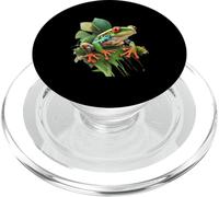 Rainforest Amphibian Red Eyed Tree Frog Green Body Frog PopSockets PopGrip for MagSafe