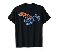 Rainforest Animals - Orange Blue Frog T-Shirt