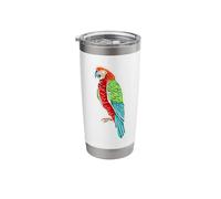Rainforest Animals - Parrot Stainless Steel Insulated Tumbler