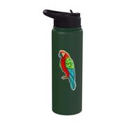 Rainforest Animals - Parrot Stainless Steel Insulated Water Bottle