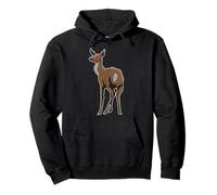 Rainforest Animals - Roe Deer Pullover Hoodie