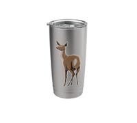 Rainforest Animals - Roe Deer Stainless Steel Insulated Tumbler