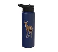 Rainforest Animals - Roe Deer Stainless Steel Insulated Water Bottle