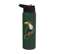 Rainforest Animals - Toucan Stainless Steel Insulated Water Bottle