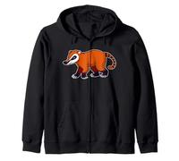 Rainforest Animals - White-nosed coati Zip Hoodie