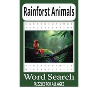Rainforest Animals Word Search Puzzle Book-Explore the Wonders of the Jungle!: Word Searches with Easy to Read Print, Rainforest Animals search for ... for Vacations, Travel, Relaxing
