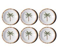 Rainforest Palm NewWave Melamine Salad Plate - Green - 8.5" - Set of 6