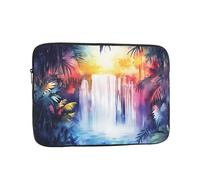 Rainforest waterfall 15 inch Prints Laptop Case - Slim and Portable, Suitable for Office Travel and Commute