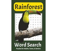 Rainforest Word Search Puzzle Book: Word Searches with Easy to Read Print about Rainforest, Nature, Animals and More | 6x9 inches, 110 pages | 50+ ... and Teens ... Fun and Relaxing Brain Teaser