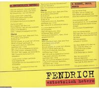 Rainhard Fendrich - Entsetzlich hetero [Single-CD]
