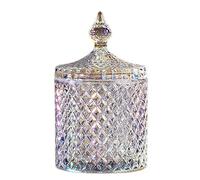 Rainie Love Home Basic Food Storage Jar with Lid, Cookie Tin, Biscuit Barrel,Decorative Candy Jar - 16 oz