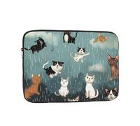 Raining Cats & Dogs Print Laptop Sleeve 15 inch, Ultra-Thin Computer Bag Notebook Computer Tablet Laptop Bag for Office Daily Commute