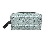 Raining Cats & Dogs Print Large Capacity Travel Toiletry Bag Unisex Daily Storage Portable Cosmetic Pouch