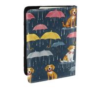 Raining Cats & Dogs Print Passport Holder Cover Wallet Passport Cover, Passport Wallet Case for Cards and Documents