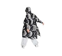 Rainkiss Half Moon Smiley Rain Poncho - One Size Recycled Rain Poncho, blue, Einheitsgröße Tall