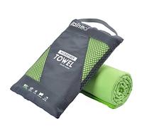 Rainleaf Microfiber Towel Perfect Travel & Sports &Beach Towel. Fast Drying - Super Absorbent - Ultra Compact. Suitable for Camping, Backpacking,Gym, Beach, Swimming,Yoga,Green,12 X 24 Inches